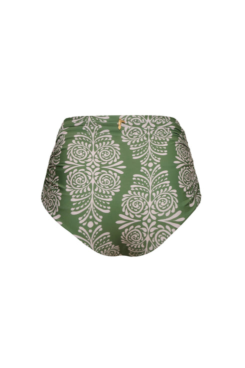 Victoria Vintage Bottom / Green Arabesque